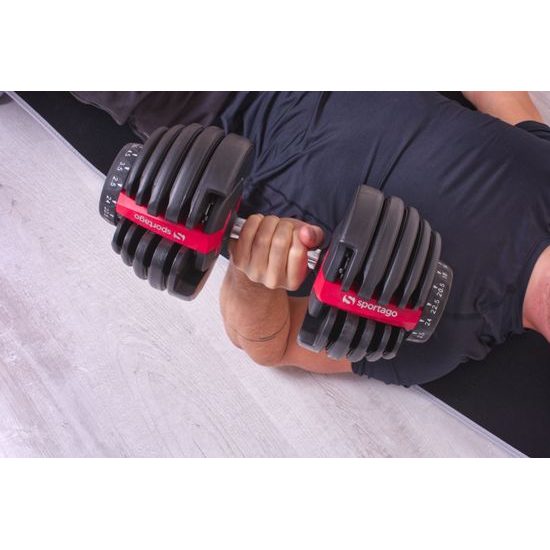 Sportago nastavitelná činka 2,5-24kg