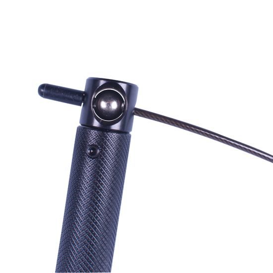 Švihadlo Sportago Easy Jump - čierne