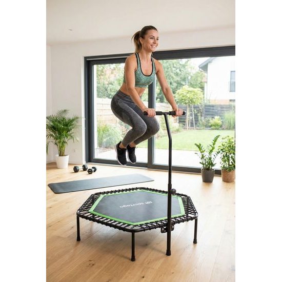 Sportago Whee jumping trampolína 127 cm, zelená