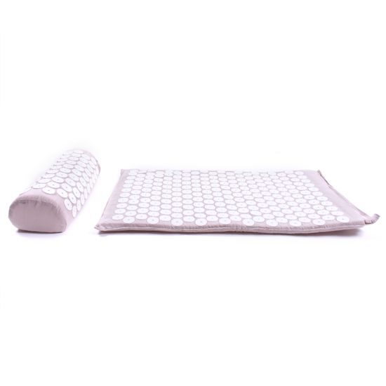 Sportago Eterna akupresurní podložka s polštářkem - béžová