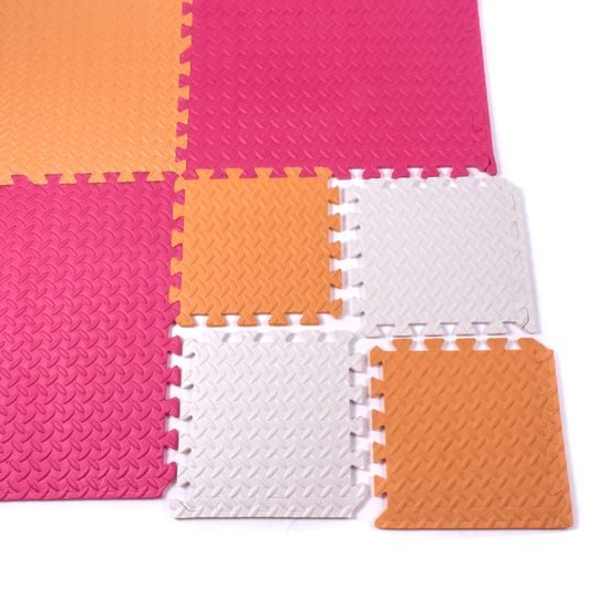 Puzzle podložka Sportago Easy-Lock 60x60x1,2 cm, 4 ks, červená