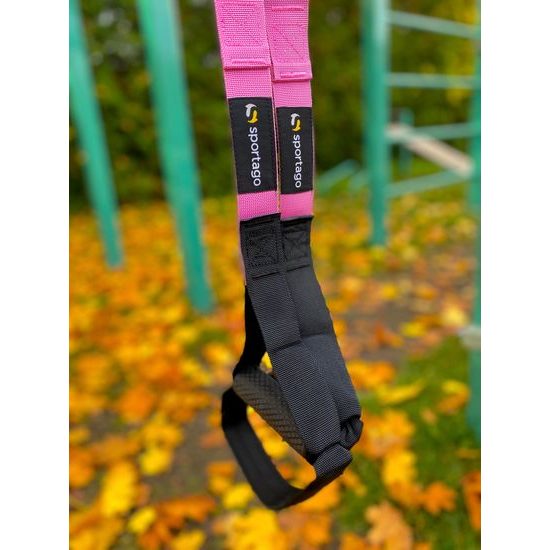 Závěsný posilovací systém Sportago Variotrainer Advance Kit Růžová