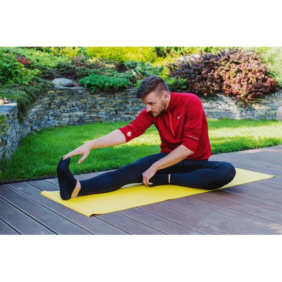 Podložka na cvičenie Sportago Yoga Feel, žlutá