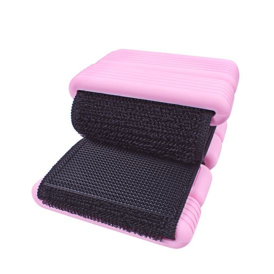 Sportago Fity Groove silikonové závaží na kotníky 2x0,5 kg, růžové