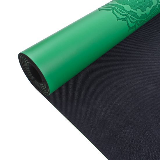 Gumová jóga podložka Sportago Indira 183x66x0,3cm - zelená