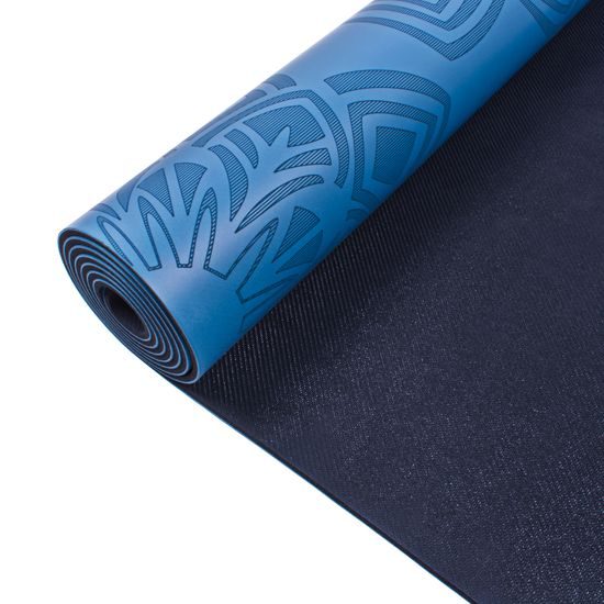 Gumová jóga podložka Sportago Šánti 183x66 cm - tmavě modrá