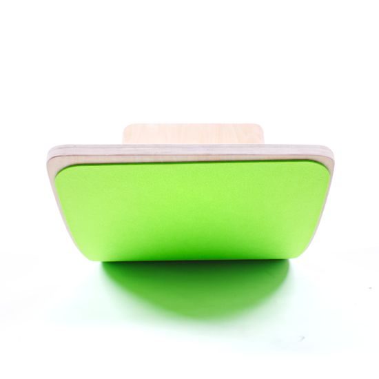 Sportago balančná drevená doska Courve, zelená