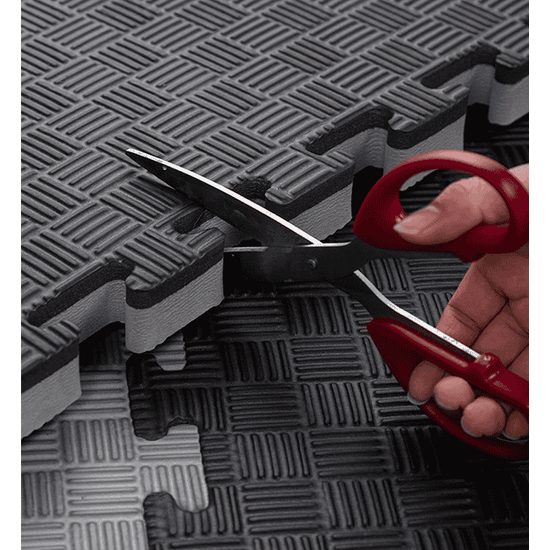 Sportago Tatami Taekwondo podložka 100x100cm černá-šedá