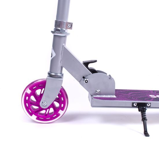 Koloběžka Scudoo Teeno Pro se svítícími kolečky - fialová