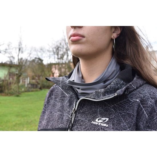 Sportago multifunkční nákrčník na běh a kolo - šedá