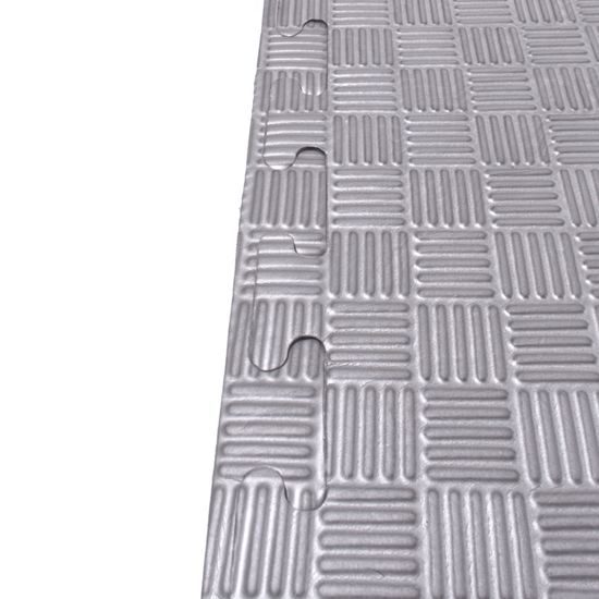 Sportago Tatami Taekwondo podložka 100x100cm čierna-sivá vzor 2