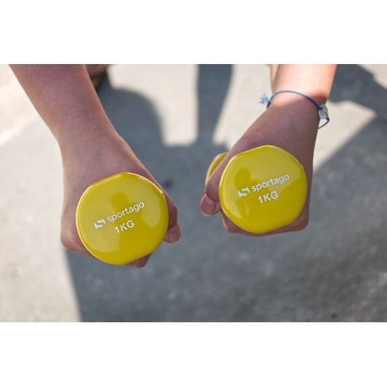 Vinylová činka Sportago Kirby, 2x1 kg