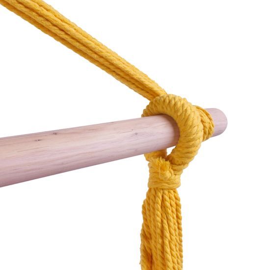 Sportago Playa závesné hojdacie kreslo, do 120 kg, žltá/oranžová