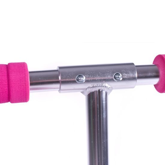 Koloběžka Scudoo Teeno Pro se svítícími kolečky - růžová