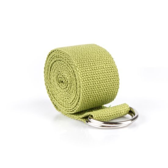 Zelený bavlněný popruh na jógu Sportago Yoga Strap II