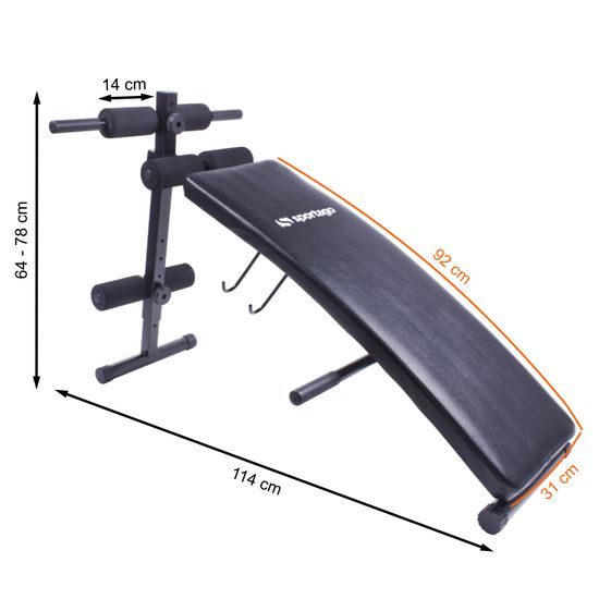 Posilňovacia nastaviťelná lavica Sportago Herkules