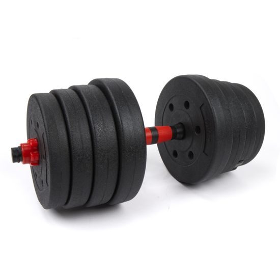 Sportago Multifunkčný nakladací set (2v1: jednoručky + obojručná činka)