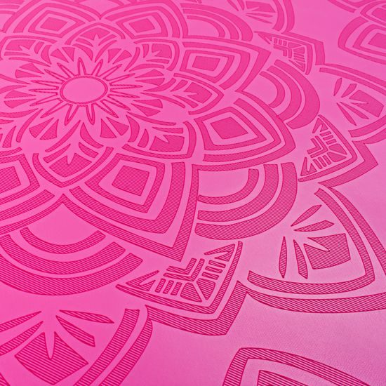 Gumová joga podložka Sportago Šánti 183x66x0,3cm - růžová