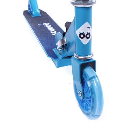 Koloběžka Scudoo Teeno Pro se svítícími kolečky - modrá