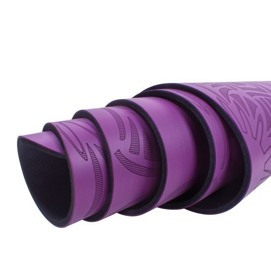 Gumová jóga podložka Sportago Šánti 183x66x0,3cm - fialová