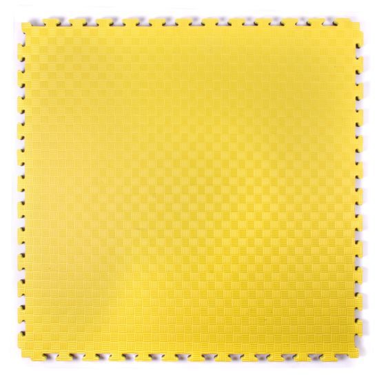 Sportago Tatami Taekwondo podložka 100x100cm čierno-žltá