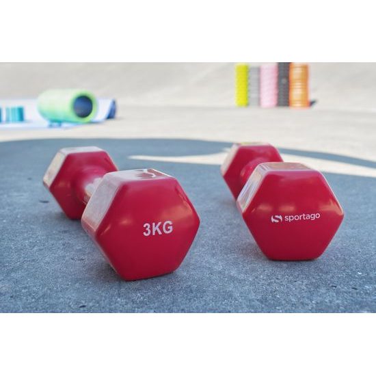 Vinylová činka Sportago Nirby 2x3kg