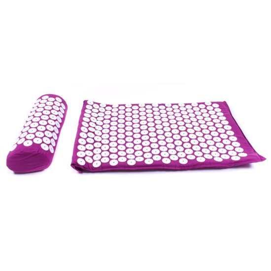 Sportago Eterna akupresurní podložka s polštářkem - fialová