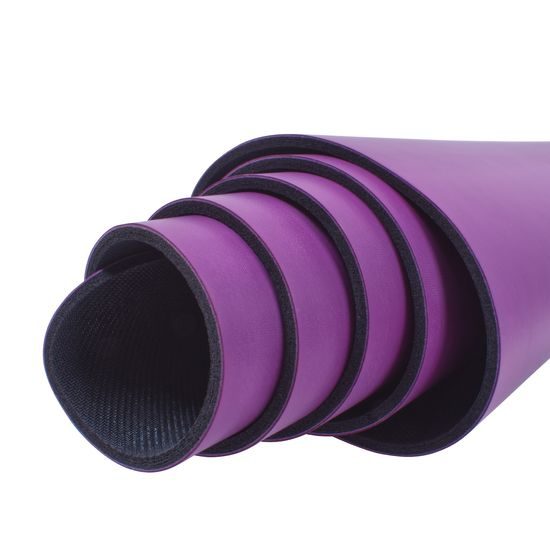 Gumová jóga podložka Sportago Indira 183x66 cm - fialová