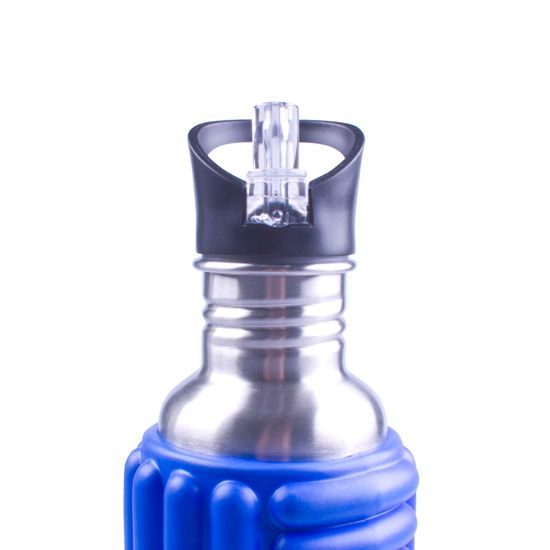 Masážna outdoorová fľaša Sportago Garrafa- modrá