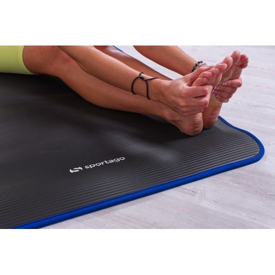 Podložka na cvičenie Sportago Tender 180x80x1 cm, čierná