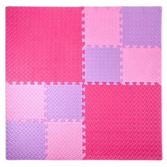 Puzzle podložka Sportago Easy-Lock 60x60x1,2 cm, 4 ks, fialová