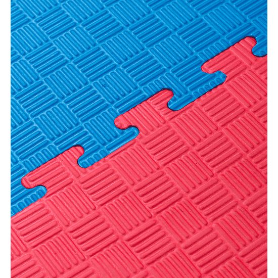 Sportago Tatami Taekwondo podložka 100x100cm červeno-modrá