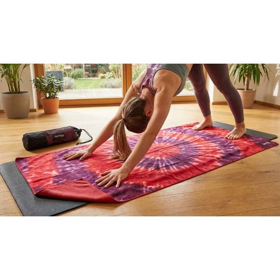 Yoga ručník Sportago anti-slip colors - červený