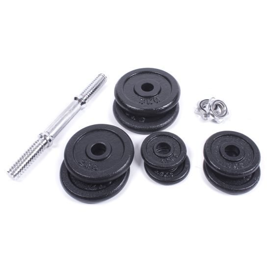 Set jednoručních nakládacích činek 2x15 kg Sportago Fader 30mm