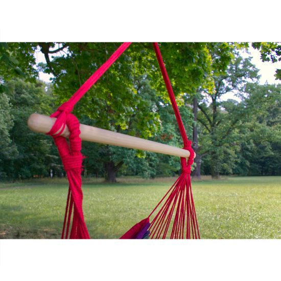 Sportage Playa závesné hojdacie kreslo, do 120 kg, farebné pruhy