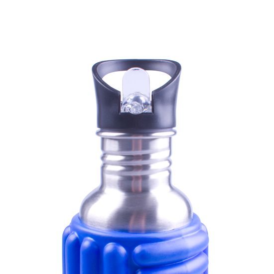 Masážna outdoorová fľaša Sportago Garrafa- modrá