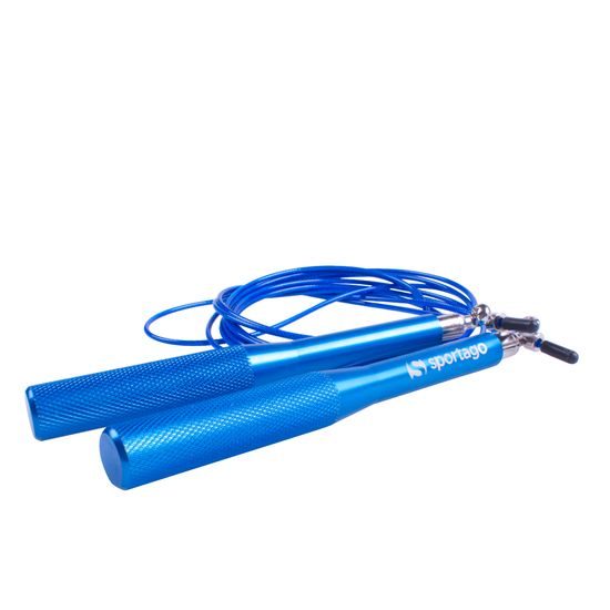 Švihadlo Sportago CrossFit Speed Pro Modrá