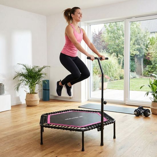 Sportago Whee jumping trampolína 122 cm, ružová