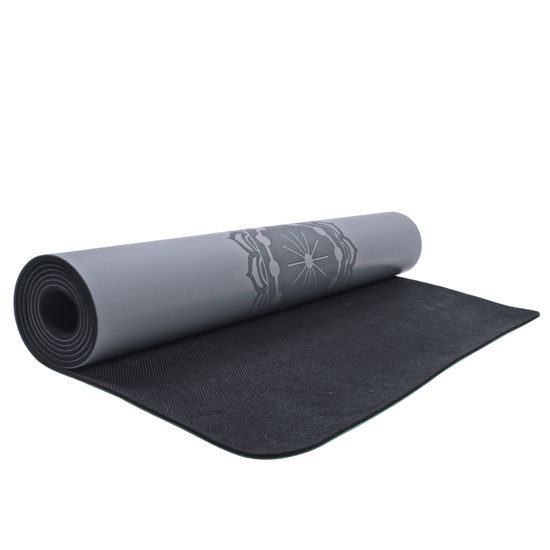 Gumová jóga podložka Sportago Indira 183x66 cm - šedá