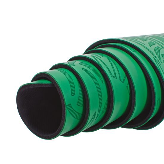 Gumová joga podložka Sportago Šánti 183x66x0,3cm - zelená