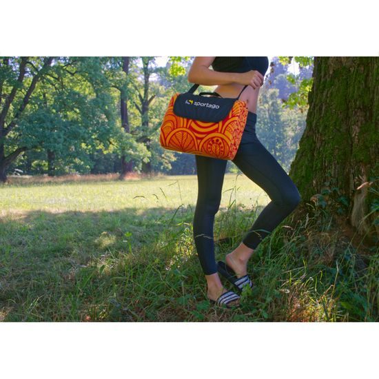 Sportago Forest piknik deka 18x210 cm, oranžová
