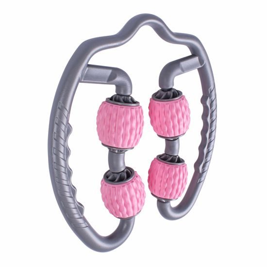 Ručné masážne valčeky Sportago - ružová