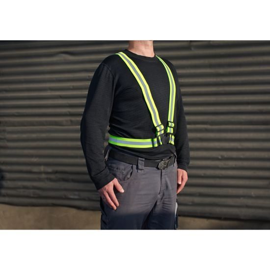 Reflexná vesta na beh/koleso Sportago