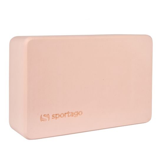 Yoga block Sportago Tiga - jednobarevný