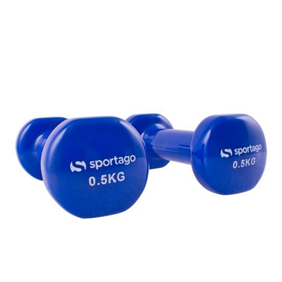 Sportago Kirby 2x0,5kg vinylové činky