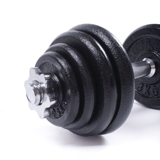 Set jednoručních nakládacích činek 2x15 kg Sportago Fader 30mm