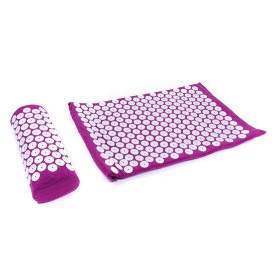 Sportago Eterna akupresurní podložka s polštářkem - fialová