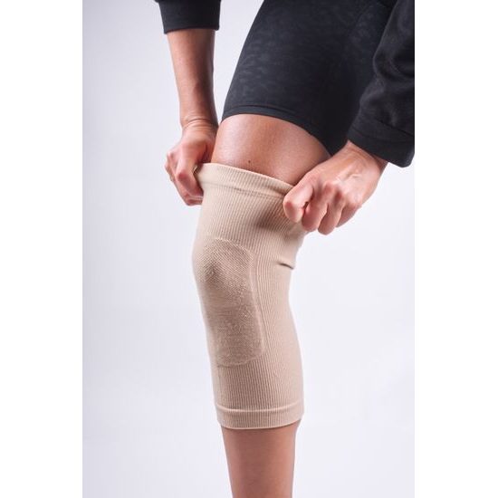 Sportago Športová bandáž na koleno elastická - telová - 2 ks