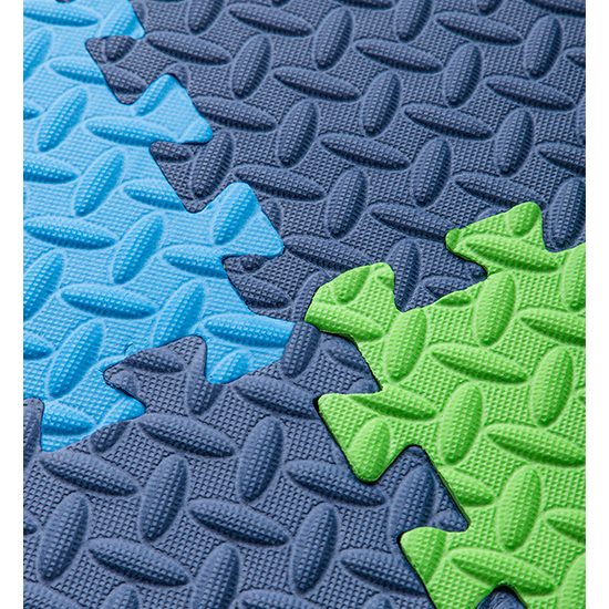 Puzzle podložka Sportago Easy-Lock 60x60x1,2 cm, 4 ks, modrá