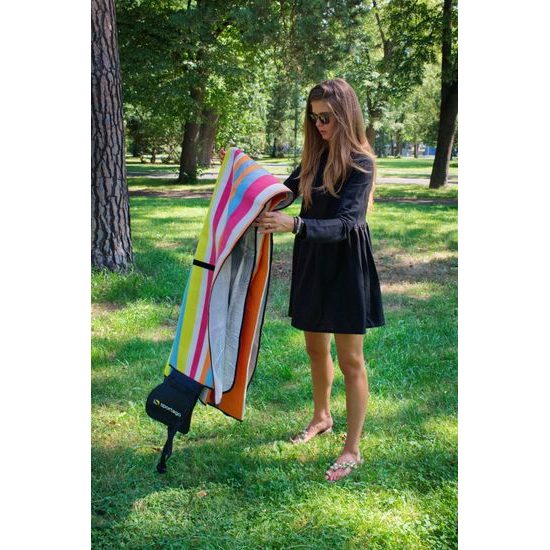 Sportago Rainbow piknik deka 180x210 cm